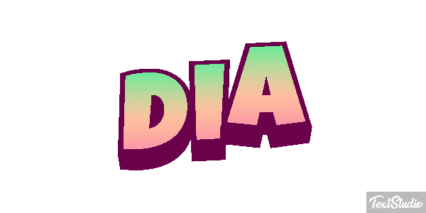 Dia Efeito do texto