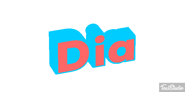 Dia Efeito do texto