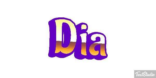 Dia Efeito do texto
