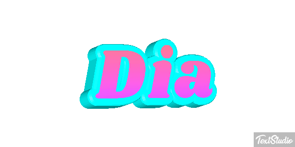Dia Efeito do texto