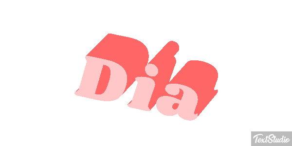 Dia Efeito do texto
