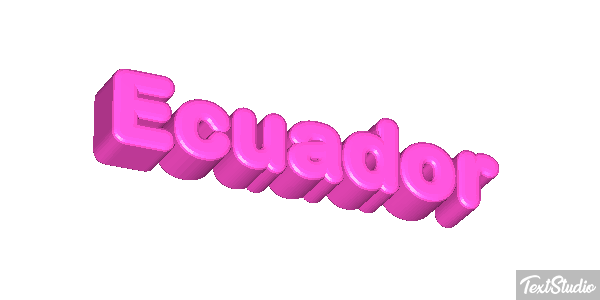 Ecuador Text effect