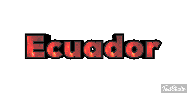 Ecuador Text effect
