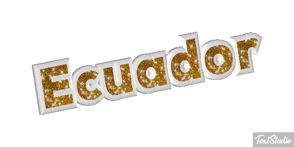 Ecuador Text effect