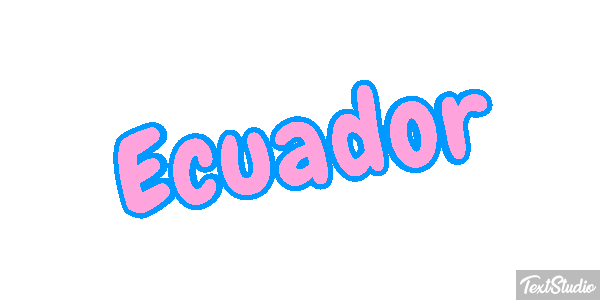 Ecuador Text effect
