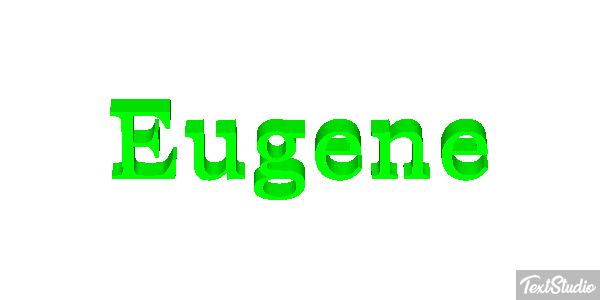 Eugene Efekt tekstowy
