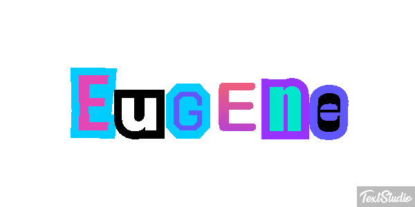 Eugene Efekt tekstowy