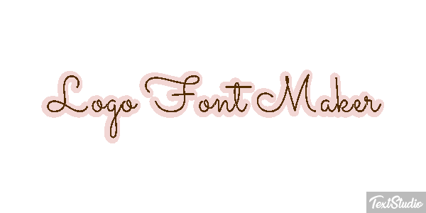 Logo Font Maker Efeito do texto
