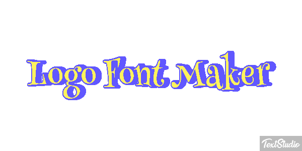 Logo Font Maker Efeito do texto