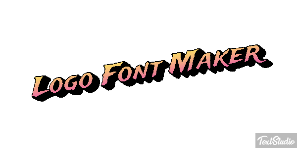 Logo Font Maker Efeito do texto