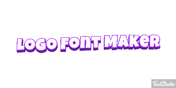 Logo Font Maker Efeito do texto