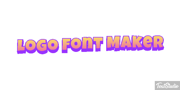 Logo Font Maker Efeito do texto