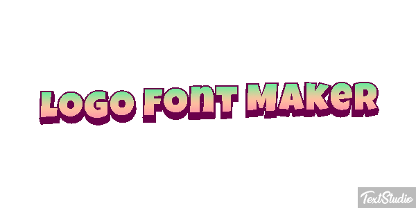 Logo Font Maker Efeito do texto