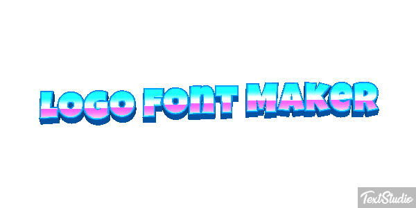 Logo Font Maker Efeito do texto