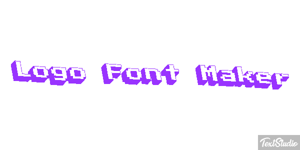 Logo Font Maker Efeito do texto