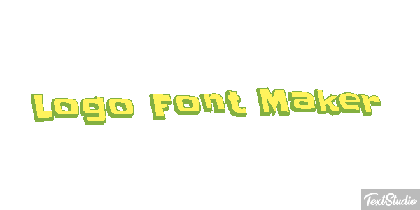 Logo Font Maker Efeito do texto