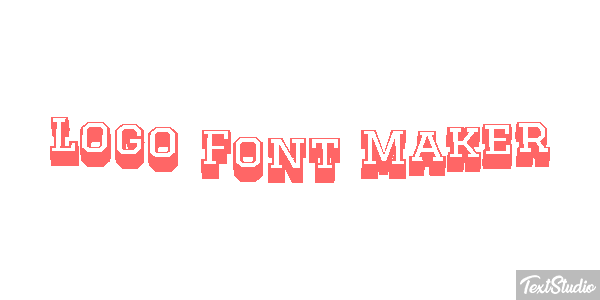 Logo Font Maker Efeito do texto