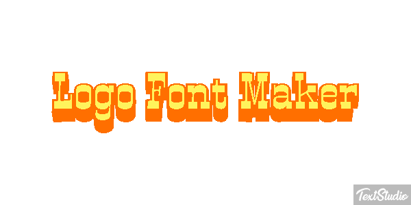 Logo Font Maker Efeito do texto