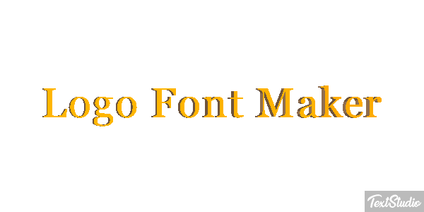 Logo Font Maker Efeito do texto