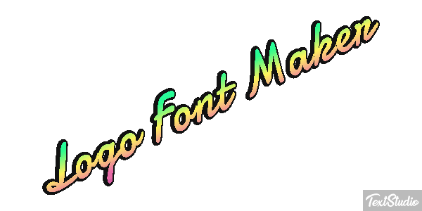Logo Font Maker Efeito do texto