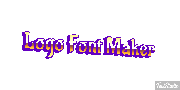 Logo Font Maker Efeito do texto