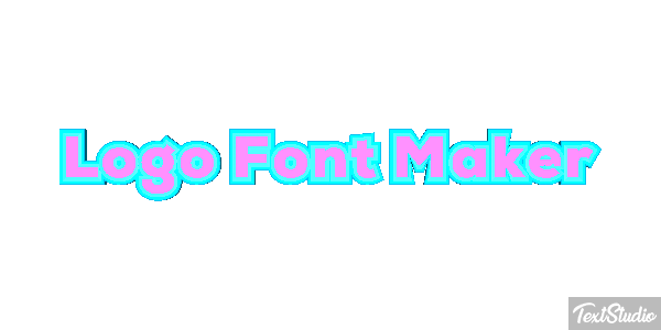Logo Font Maker Efeito do texto
