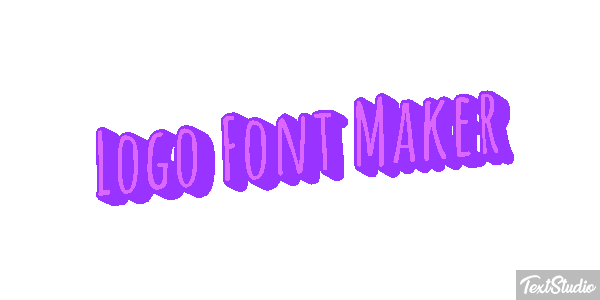 Logo Font Maker Efeito do texto