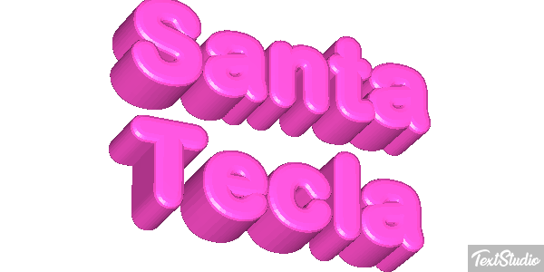 Santa Tecla Efekt tekstowy