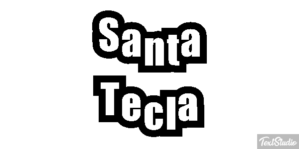 Santa Tecla Efekt tekstowy
