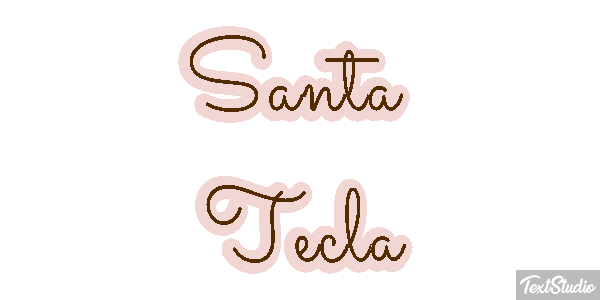 Santa Tecla Efekt tekstowy