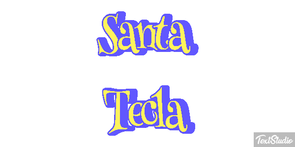 Santa Tecla Efekt tekstowy