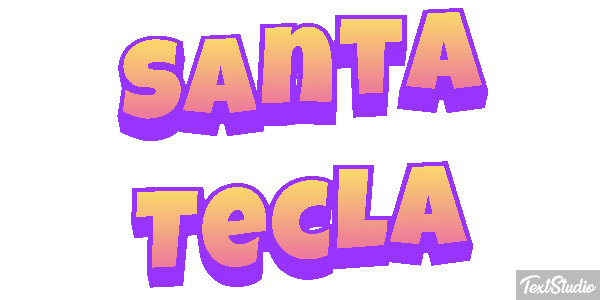 Santa Tecla Efekt tekstowy