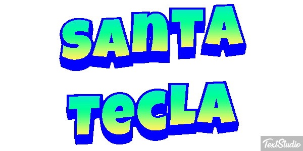 Santa Tecla Efekt tekstowy