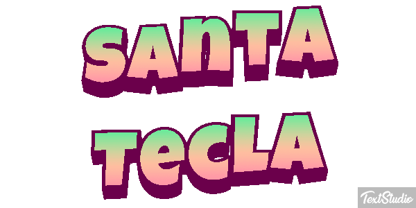 Santa Tecla Efekt tekstowy