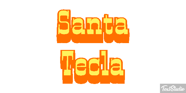 Santa Tecla Efekt tekstowy
