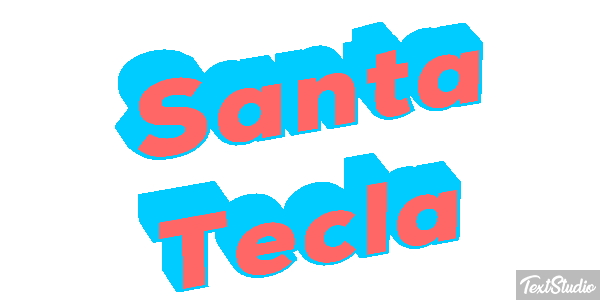 Santa Tecla Efekt tekstowy