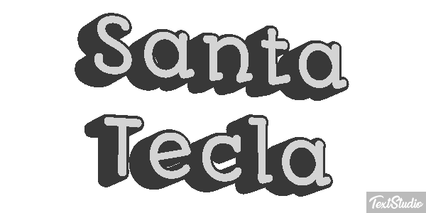 Santa Tecla Efekt tekstowy