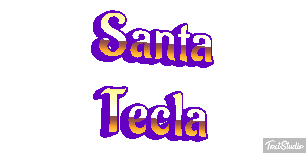Santa Tecla Efekt tekstowy