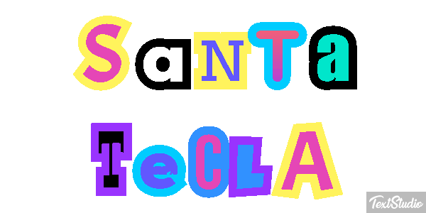 Santa Tecla Efekt tekstowy