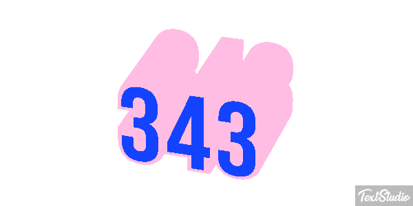 343 Efekt tekstowy
