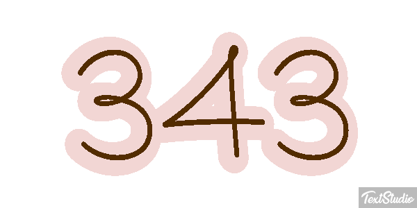 343 Efekt tekstowy