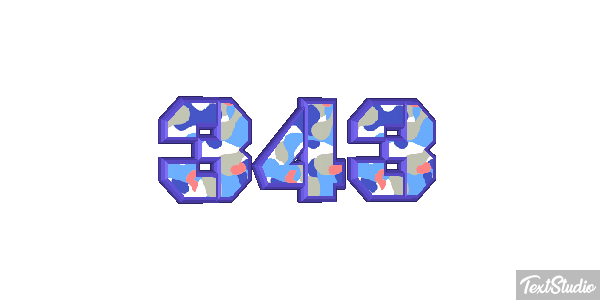 343 Efekt tekstowy