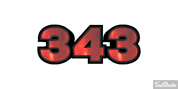 343 Efekt tekstowy