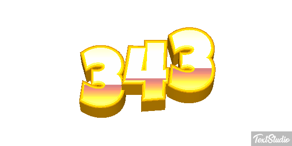 343 Efekt tekstowy