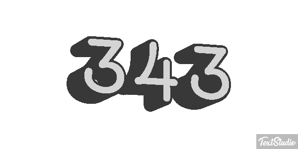 343 Efekt tekstowy