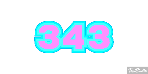 343 Efekt tekstowy