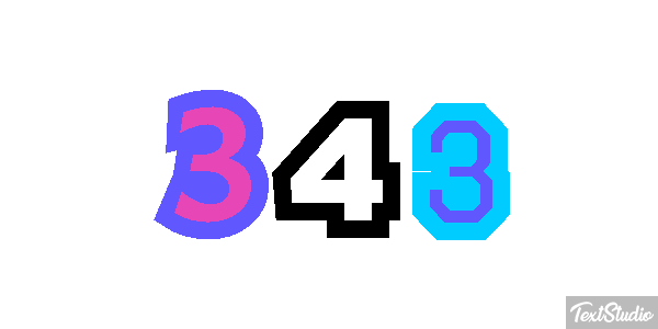 343 Efekt tekstowy