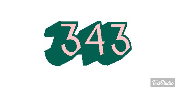 343 Efekt tekstowy