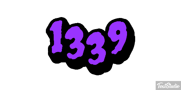1339 Text effect