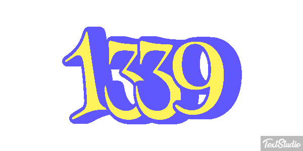 1339 Text effect